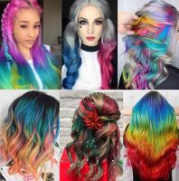 Křída na barvení vlasů na malování melírů 10 barev