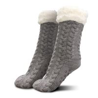 Orange Donkey Cozy Slipper Socks - domácí ponožky - šedé