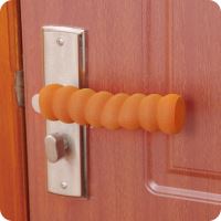Ochranný kryt kliky dveří z béžové houby