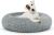 Víceúčelový plyšový pelíšek pro psa a kočku 60 cm - světle šedý