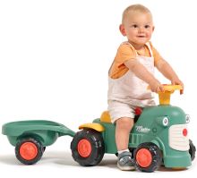 FALK Traktor Baby Maurice Green Vintage s přívěsem od 1 roku