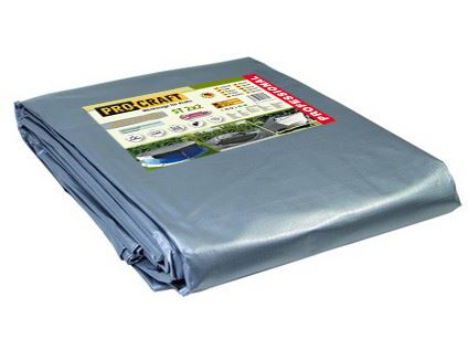 Plachta Procraft ST8x12 200g/m2 nepromokavá s oky 8x12 m stříbrná | ST8x12, 6973934256376