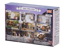 Domeček pro panenky v krabici, miniaturní chatka pro kutily