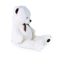 Velký plyšový medvěd Tonda 100 cm krémově bílý s visačkou (8590687211148)