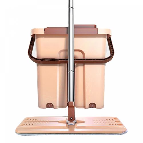 Cenocco CC-9070: Plochý mop s kbelíkem Bucket Brown