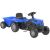WOOPIE Farmer GoTrac MAXI PLUS šlapací traktor s přívěsem Modrá tichá kola