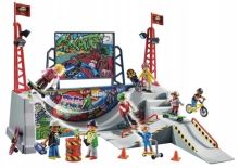 Akční skatepark Playmobil s rampou 70168