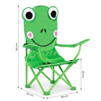 Dětská skládací židle turistická židle s taškou Frog