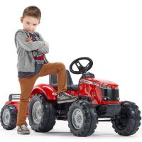 FALK Traktor Massey Ferguson červený pedál s přívěsem od 3 let