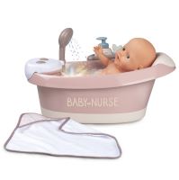 SMOBY Baby Nurse Vanička s hydromasáží, sprchou a světlem