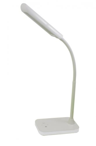 SANDRIA Stolní lampa stmívatelná L1567 SANDY LED bílá 6W,  2700K/4000K/6000K