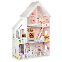 Dřevěný domeček pro panenky xxl prášková rezidence ECOTOYS