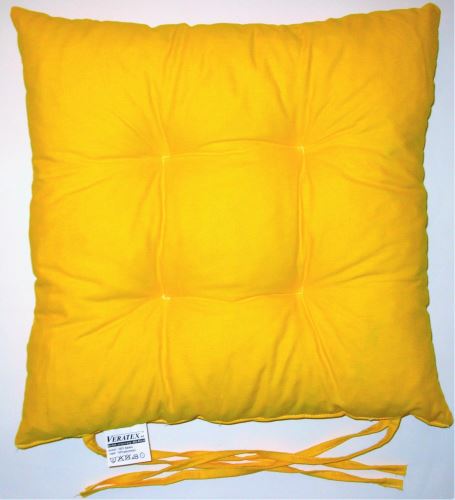 Veratex Sedák prošívaný  40x40 cm žlutý