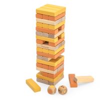 VIGA PolarB Dřevěná věžová hra s puzzle