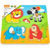 Dřevěné puzzle Zoo Zvířátka Puzzle Překvapení Viga Toys