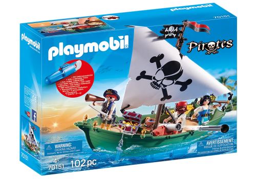 Playmobil pirátskou loď 70151