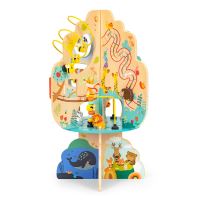 Vzdělávací hračka pro děti, dřevěný strom podporující rozvoj +12m ECOTOYS