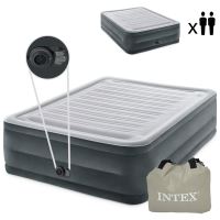 Matrace manželská postel s automatickou pumpou - 203x152cm INTEX