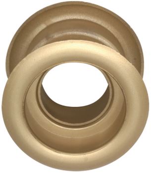 Mřížka plastová dveřní kruhová vnitřní průměr 40 mm zlatá satina