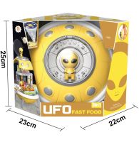 WOOPIE Store Fast Food 3v1 Batoh UFO projektor 60 el.