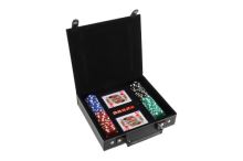 Poker sada 100ks + karty + kostky v kufříku v krabici 28x25x8cm