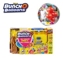 Sada Bunch O Balloons - 16 zlatých balónků s pumpičkou