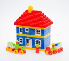 DIPLO 3D stavebnice pro děti plastová konstrukce 233el.