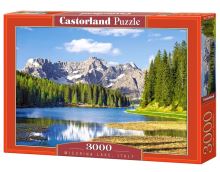 CASTORLAND Puzzle 3000 dílků - Jezero Misurina, Itálie