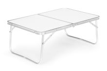 Turistický stolek malý piknikový stolek skládací 60x40cm bílý