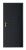 STANDOM Koženkové čalounění dveří vzor KARO T3 Černá velké 10x10 pro dveře 60, 70, 80 a 90cm