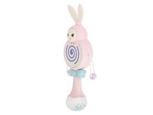 Interaktivní hračka s chrastítkem králíka