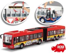 Kloubový autobus City Express 46cm červený Dickie