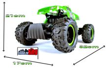 RC auto NQD ROCK CRAWLER KING 1:12 USB zelené