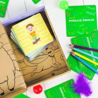 MUDUKO Hra Znám emoce: vzpomínková pohlednice. Obrázkové karty pro děti