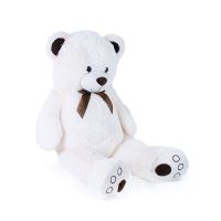 Velký plyšový medvěd Tonda 100 cm krémově bílý s visačkou (8590687211148)