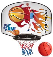 WOOPIE Set přenosný závěsný basketbalový míč + míč