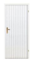 STANDOM Koženkové čalounění dveří vzor KARO T3 barva bílá  široké pásy