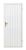 STANDOM Koženkové čalounění dveří vzor KARO T3 Bílá široké pásy pro dveře 60, 70, 80 a 90cm