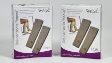 Wellys®GI-100300: Ponožky s odtokem "Skin" - pár