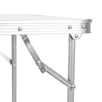 Turistický skládací piknikový stolek 70x50cm bílý