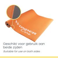 Wonder Core - Twin Color Yoga Mat - oranžová/šedá
