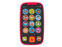 Vzdělávací smartphone pro děti červený