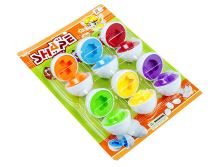 Hračková vzdělávací vajíčka Slaďte tvary a barvy