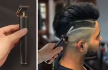 Profesionální zastřihovač vlasů a vousů - Hair Trimmer - Zlatý