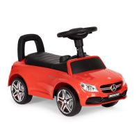 Mercedes červené auto walker auto tlačné se zvuky