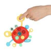 Dětské kousátko krab smyslová hračka