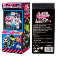 Panenka LOL Surprise Boys Arcade Heroes Gear Guy v hracím automatu