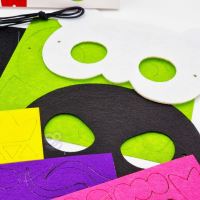 Kreativní sada WOOPIE ART & FUN Plstěné masky Udělej si sám 4 ks.