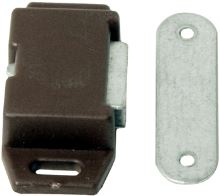 Nábytkový magnet s protiplechem CL3110 14x46 mm hnědý (2 ks.)