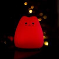 Dotyková noční lampička Little Cat - silikonová LED